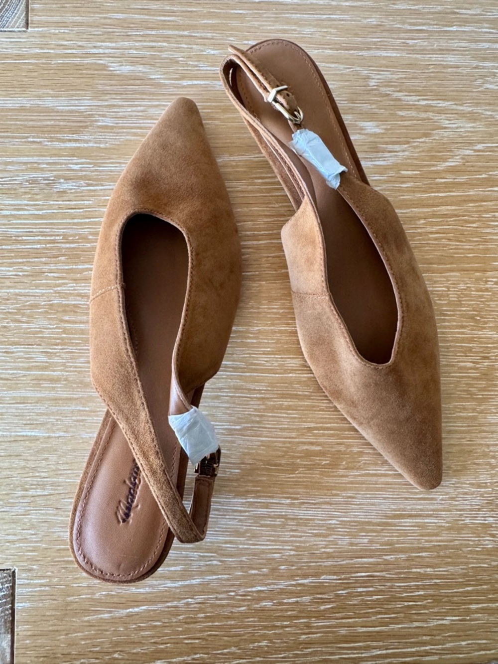 NWOB! MADEWELL Women’s The Emilie Slingback Pump in Russet Suede, Size 6.5 - Picture 15 of 16